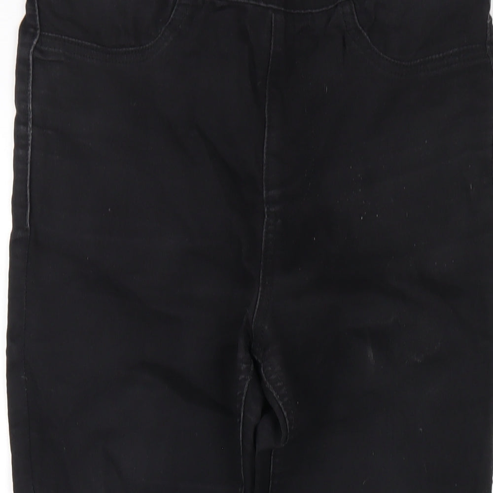 Marks and Spencer Womens Black Cotton Jegging Jeans Size 10 L26 in Regular