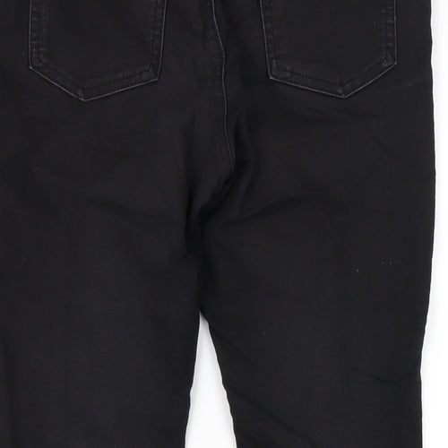 Marks and Spencer Womens Black Cotton Jegging Jeans Size 10 L26 in Regular