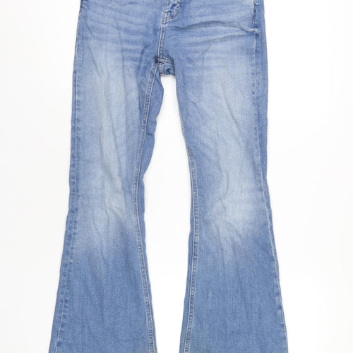 BDG Womens Blue Cotton Bootcut Jeans Size 27 in L32 in Regular Zip