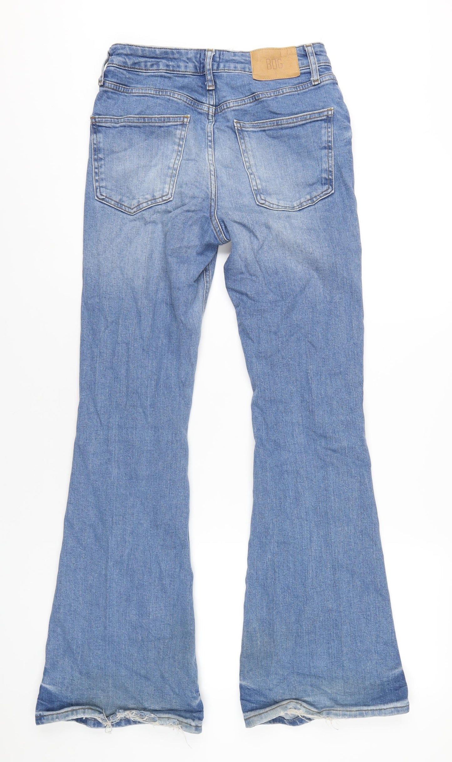 BDG Womens Blue Cotton Bootcut Jeans Size 27 in L32 in Regular Zip