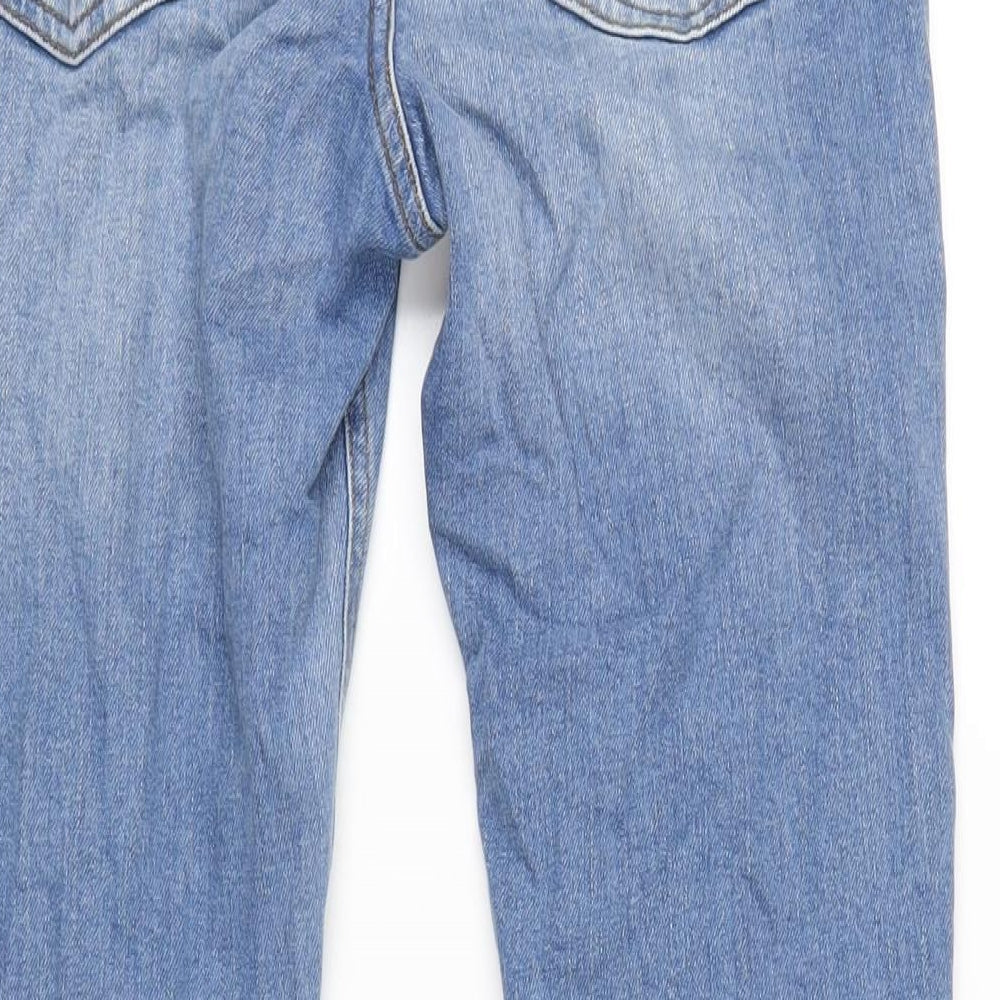 BDG Womens Blue Cotton Bootcut Jeans Size 27 in L32 in Regular Zip