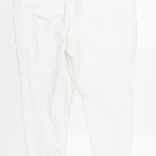 Matalan Womens White Cotton Jegging Jeans Size 18 L28 in Regular