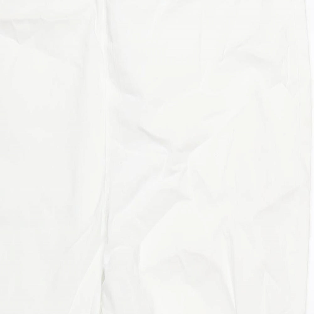 Matalan Womens White Cotton Jegging Jeans Size 18 L28 in Regular