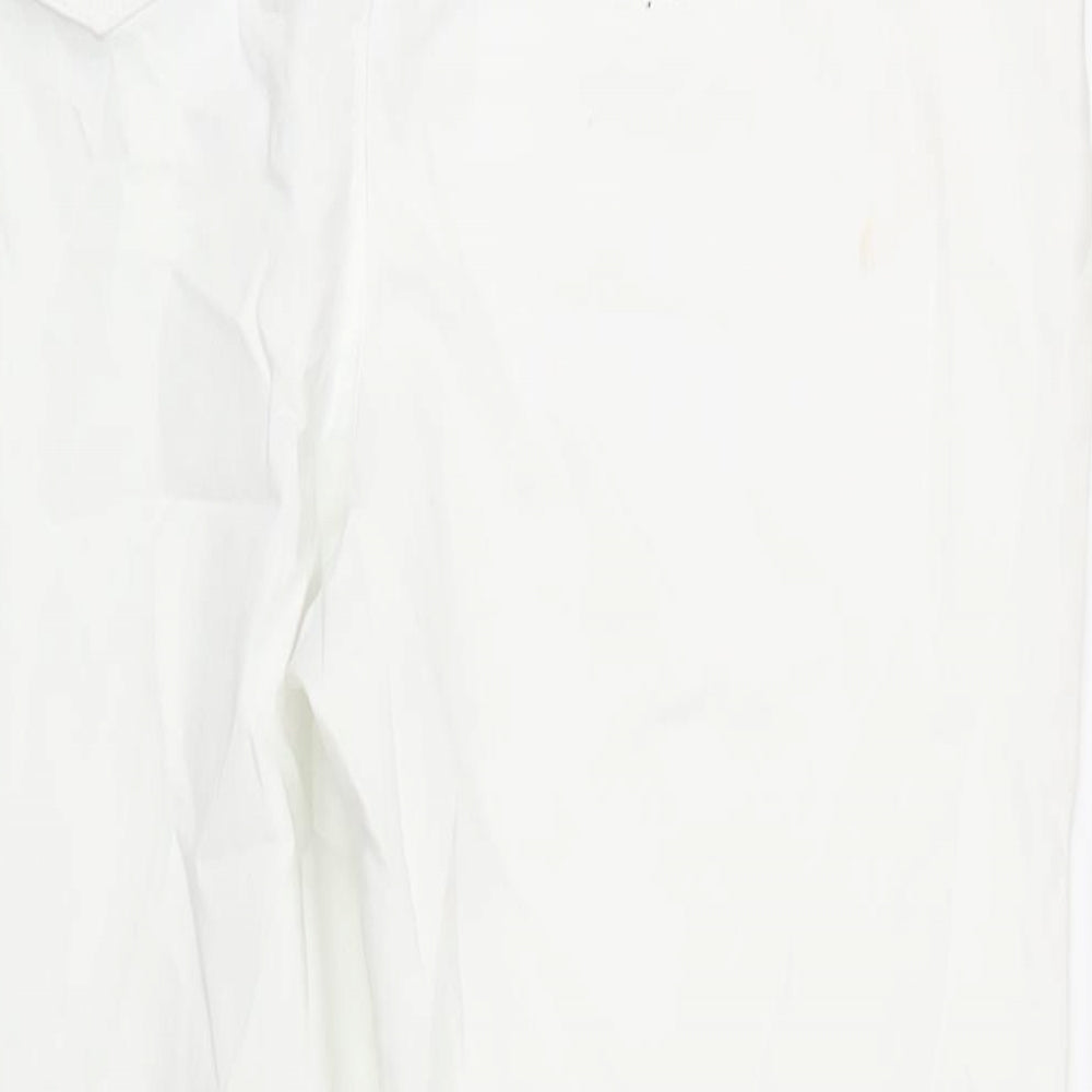Matalan Womens White Cotton Jegging Jeans Size 18 L28 in Regular