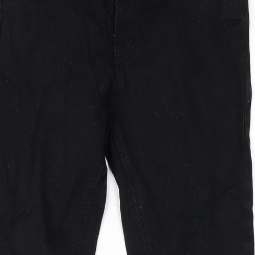 F&F Mens Black Cotton Skinny Jeans Size 30 in L30 in Regular Zip