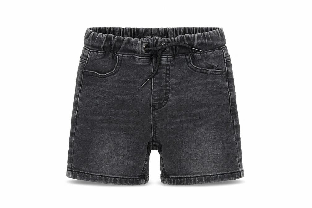 Next Boys Black Cotton Bermuda Shorts Size 2 Years Regular Drawstring