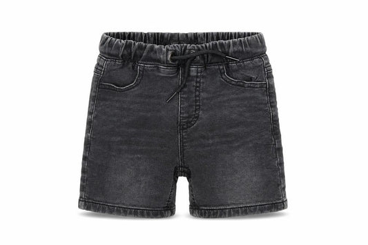 NEXT Boys Black Cotton Bermuda Shorts Size 2 Years Regular Drawstring