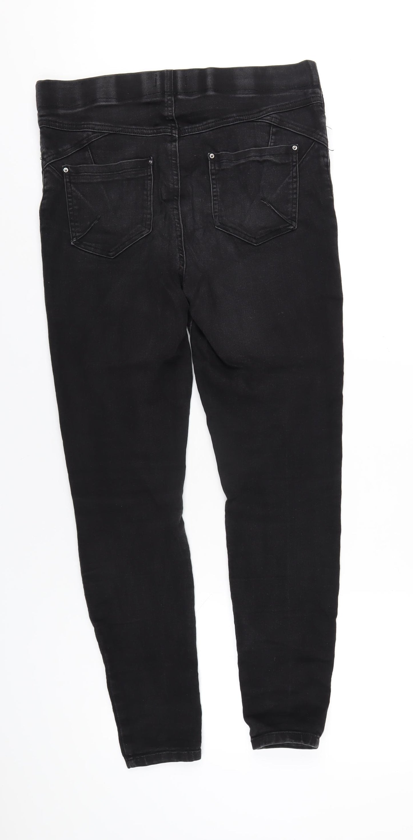 Soon Womens Black Cotton Jegging Jeans Size 12 L30 in Regular