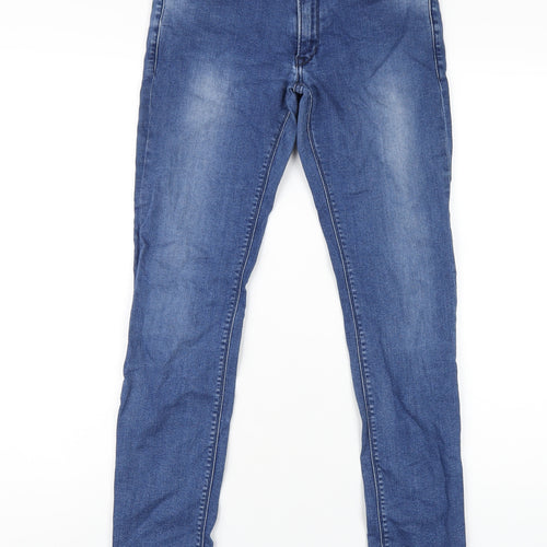 Replay Womens Blue Cotton Skinny Jeans Size 30 in L30 in Regular Zip