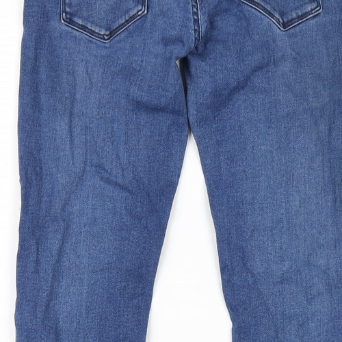 Replay Womens Blue Cotton Skinny Jeans Size 30 in L30 in Regular Zip
