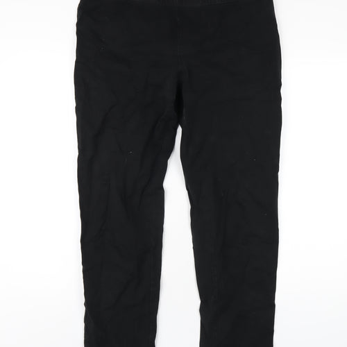 Marks and Spencer Womens Black Cotton Jegging Jeans Size 18 L28 in Regular