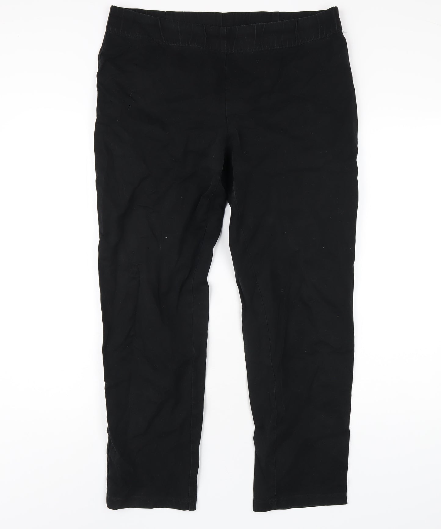 Marks and Spencer Womens Black Cotton Jegging Jeans Size 18 L28 in Regular