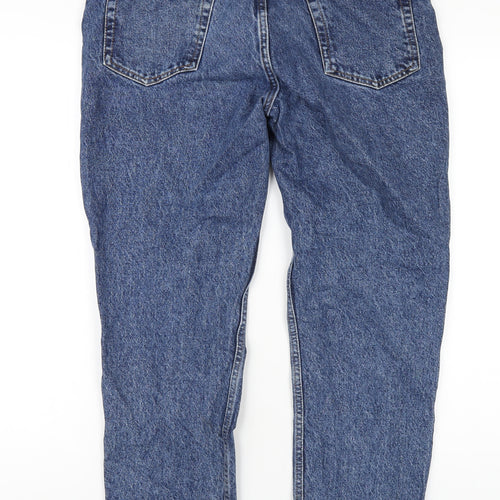 BDG Womens Blue Cotton Straight Jeans Size 32 in L32 in Regular Zip