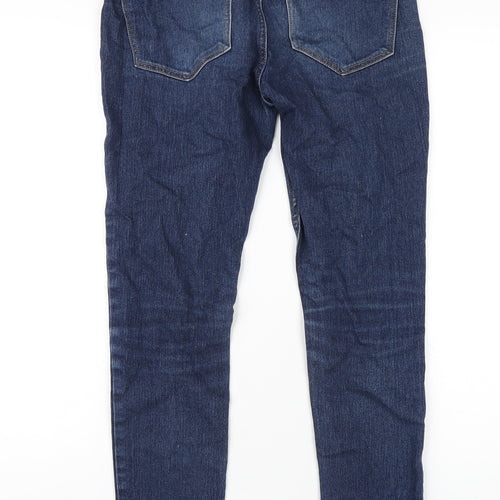 H&M Womens Blue Cotton Skinny Jeans Size 27 in L28 in Regular Zip