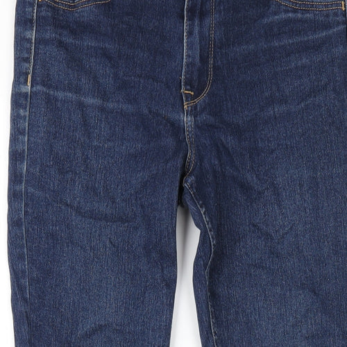 H&M Womens Blue Cotton Skinny Jeans Size 27 in L28 in Regular Zip