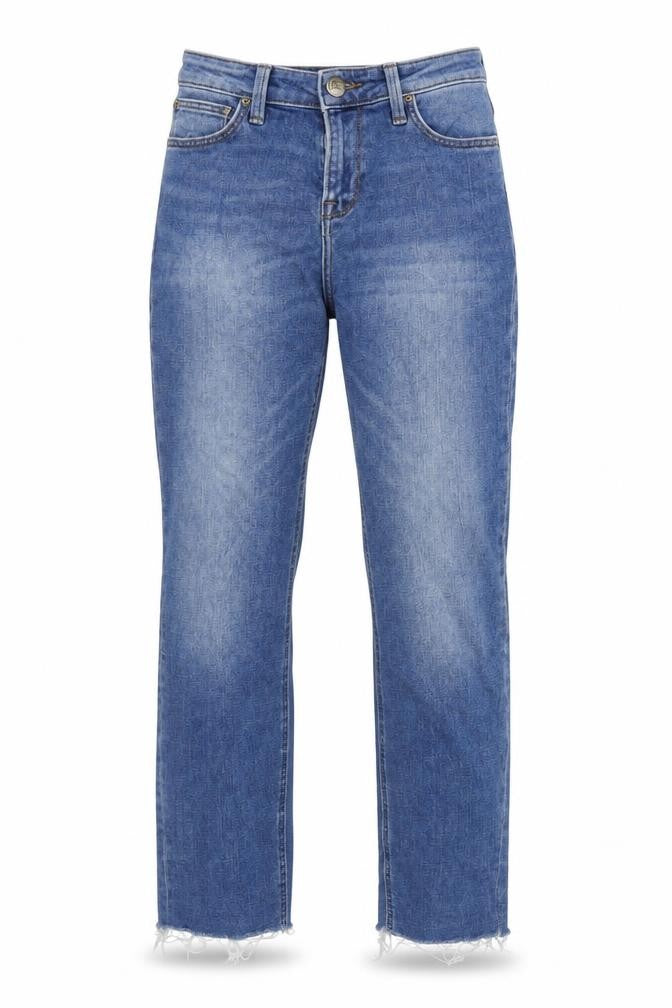 Lee Cooper Womens Blue Cotton Straight Jeans Size 26 in L33 in Regular Zip