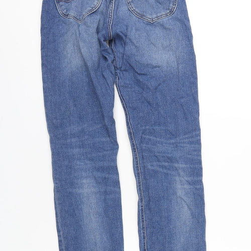 Lee Cooper Womens Blue Cotton Straight Jeans Size 26 in L33 in Regular Zip