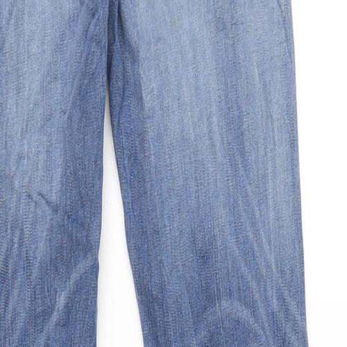 Replay Mens Blue Cotton Skinny Jeans Size 30 in L34 in Regular Zip