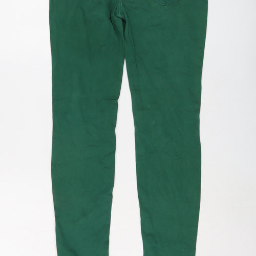 BDG Womens Green Cotton Skinny Jeans Size 30 in L29 in Regular Button