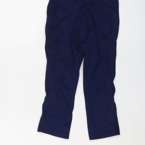 NEXT Womens Blue Cotton Compression Shorts Size 6 L17 in Regular