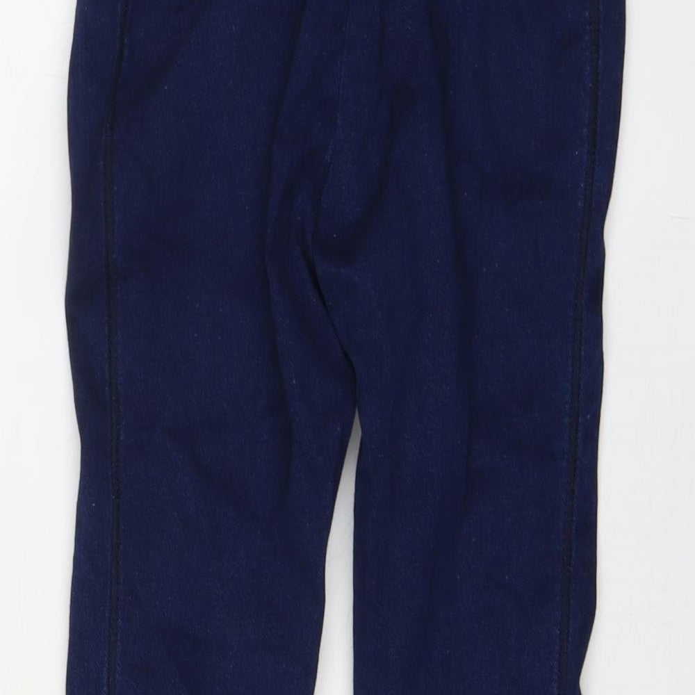 NEXT Womens Blue Cotton Compression Shorts Size 6 L17 in Regular