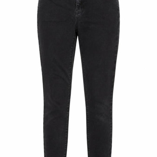 Denim & Co. Womens Grey Cotton Skinny Jeans Size 10 L29 in Regular Button