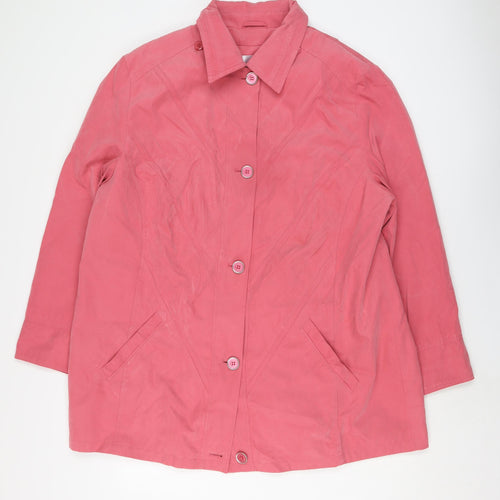 Cotswold Womens Pink Jacket Size 22 Button