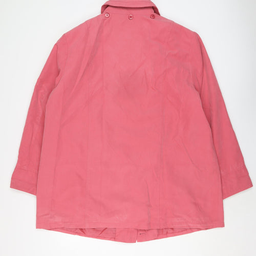 Cotswold Womens Pink Jacket Size 22 Button