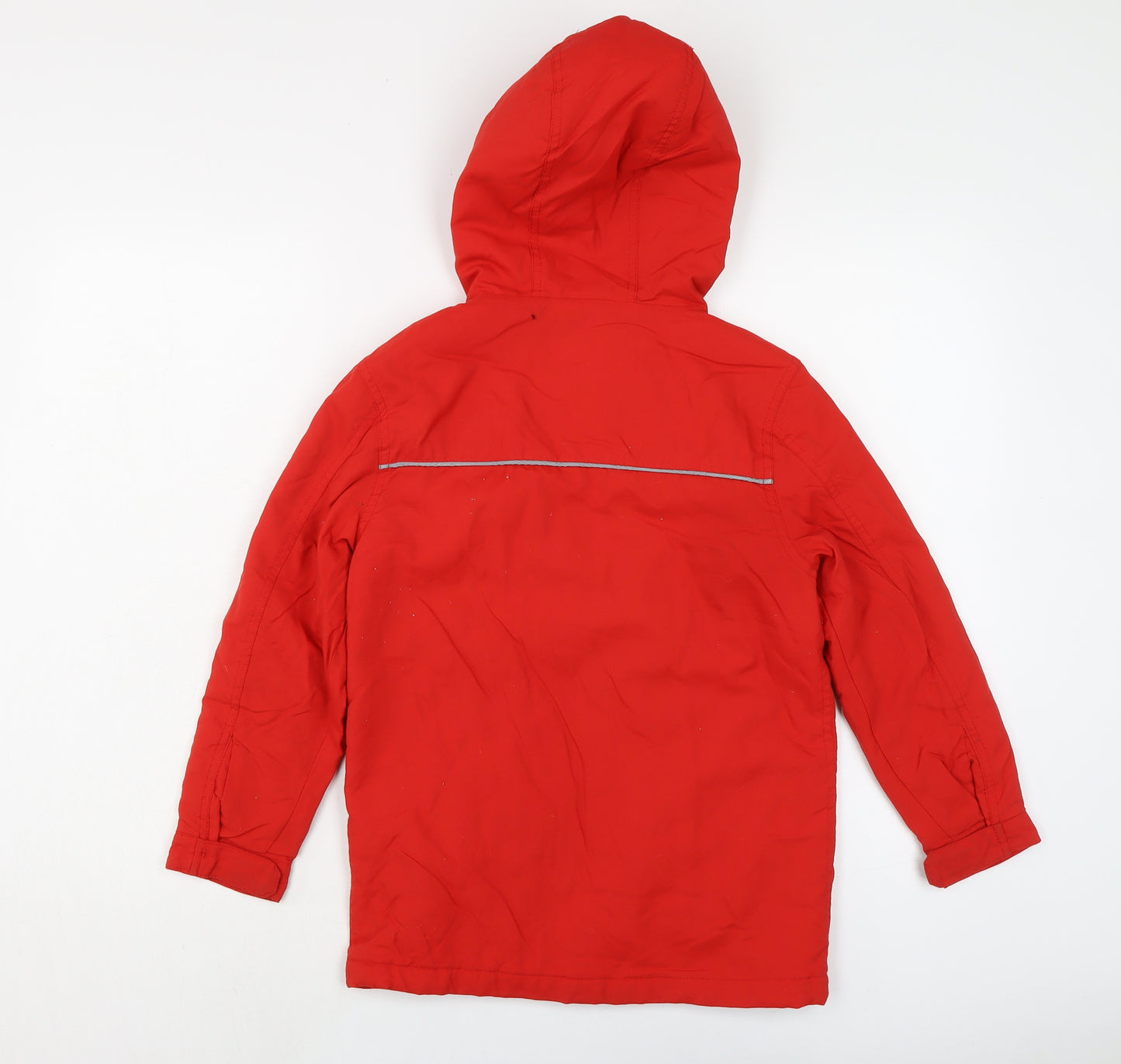 Boden Boys Red Jacket Size 7-8 Years Zip