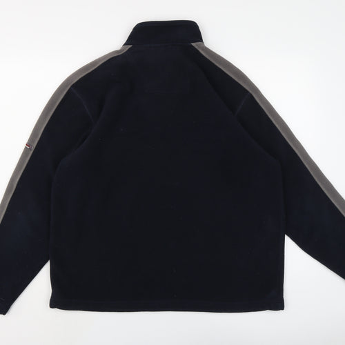 Maine Mens Blue Polyester Pullover Sweatshirt Size L