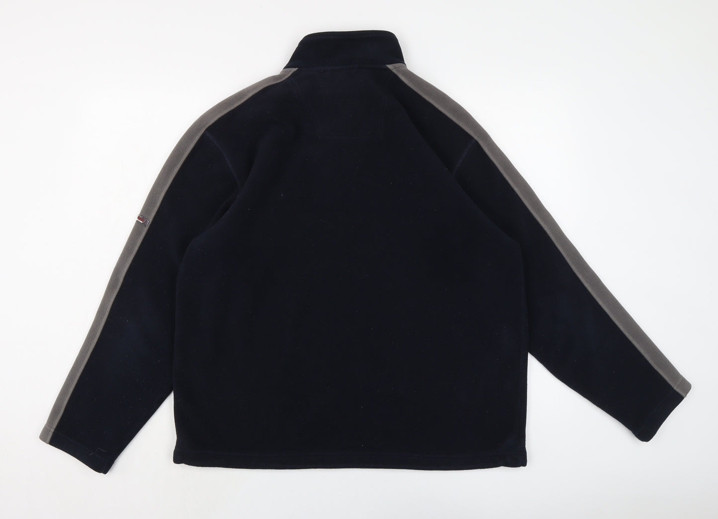 Maine Mens Blue Polyester Pullover Sweatshirt Size L