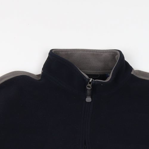 Maine Mens Blue Polyester Pullover Sweatshirt Size L
