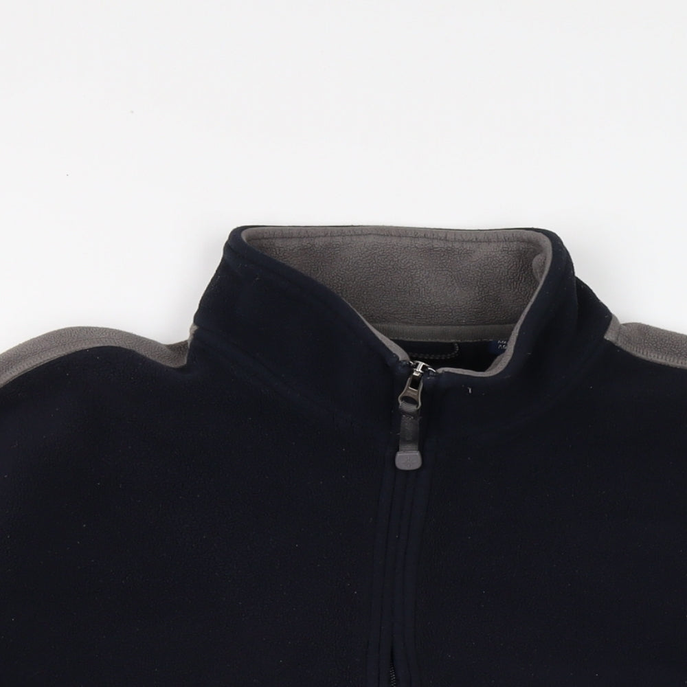 Maine Mens Blue Polyester Pullover Sweatshirt Size L