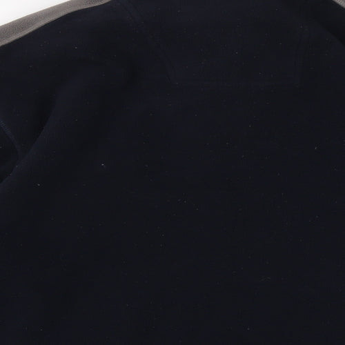 Maine Mens Blue Polyester Pullover Sweatshirt Size L
