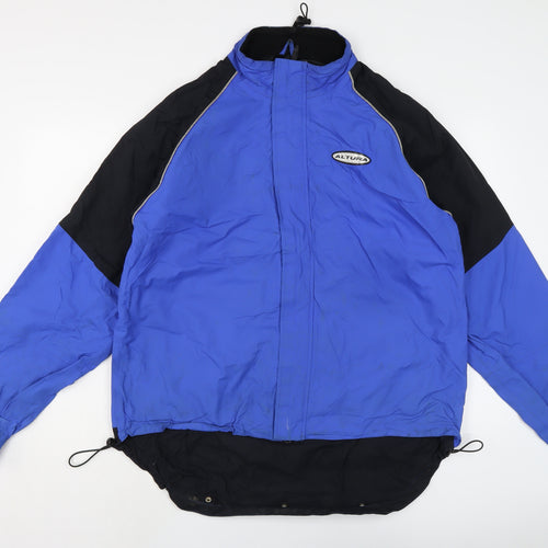 Altura Mens Blue Rain Coat Coat Size XL Zip