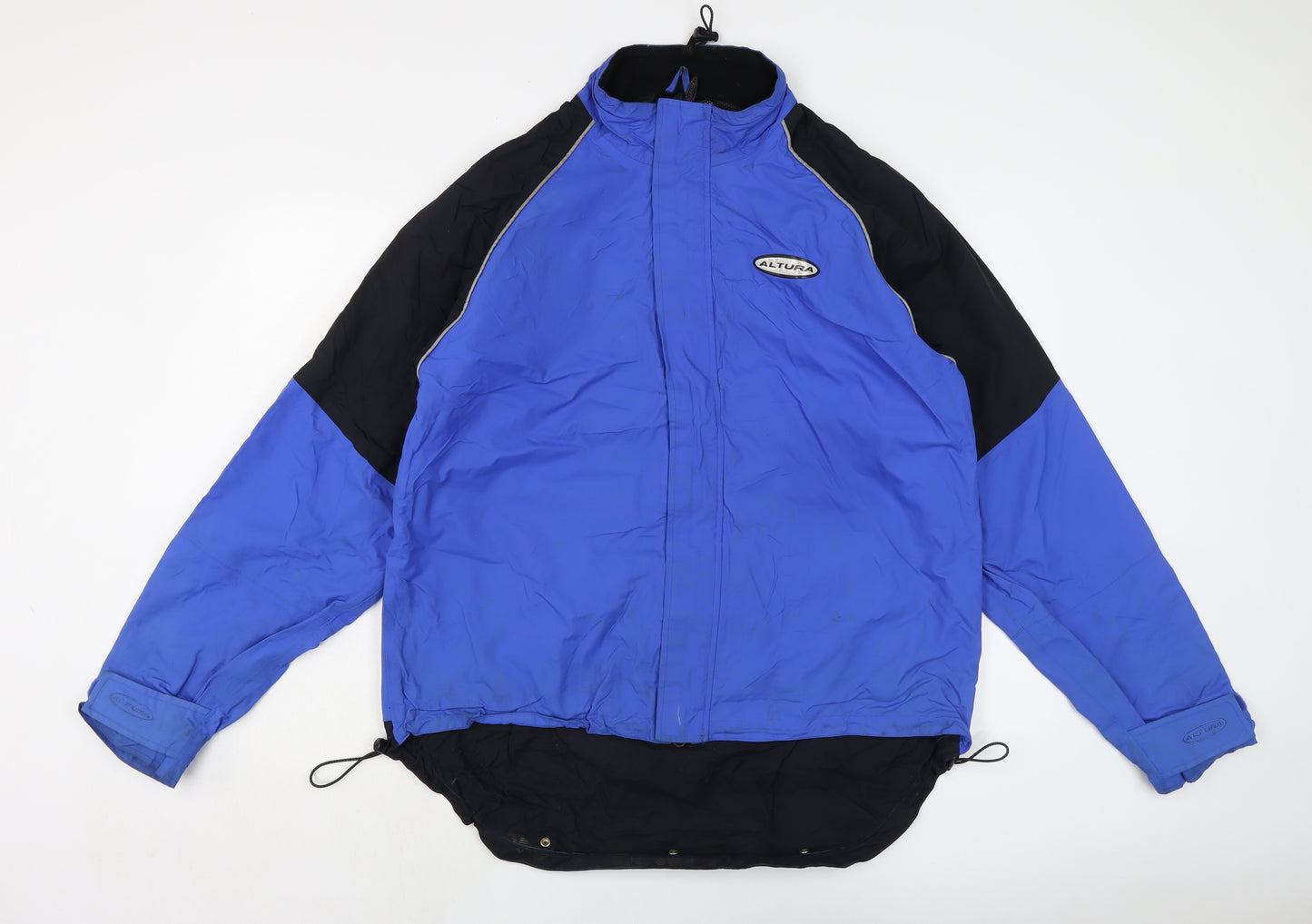 Altura Mens Blue Rain Coat Coat Size XL Zip