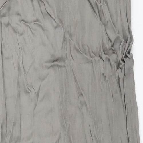 Marc O'Polo Womens Grey Polyester Shift Size 10 Round Neck Button