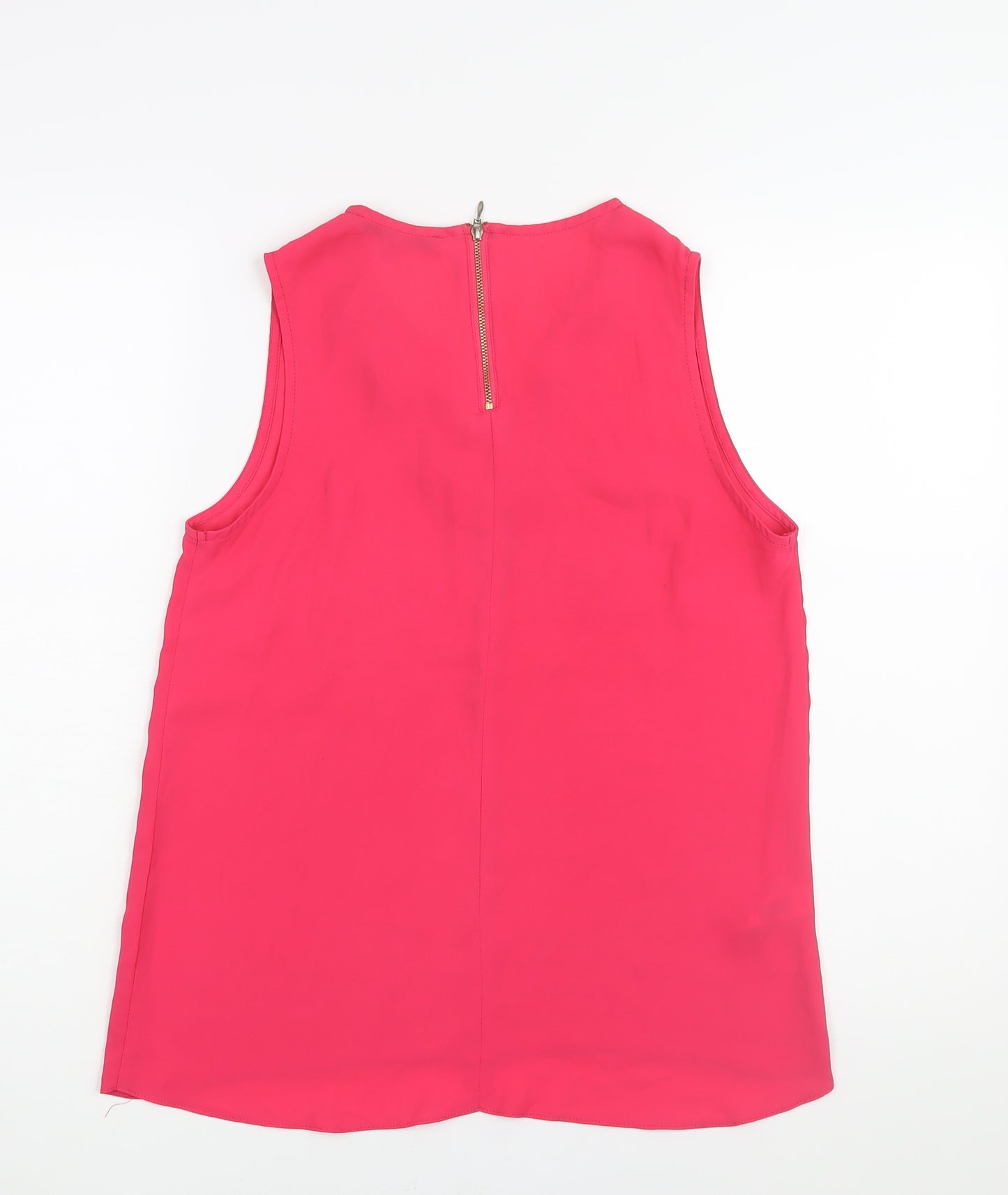 NEXT Womens Pink Polyester Camisole Blouse Size 10 V-Neck