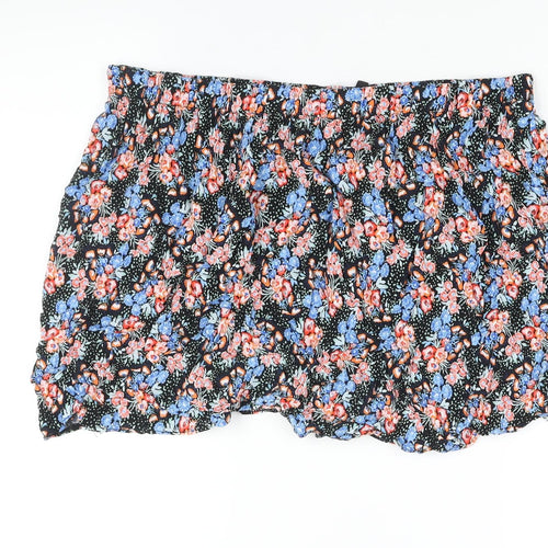 Woolworths Womens Multicoloured Floral Viscose Mini Skirt Size L