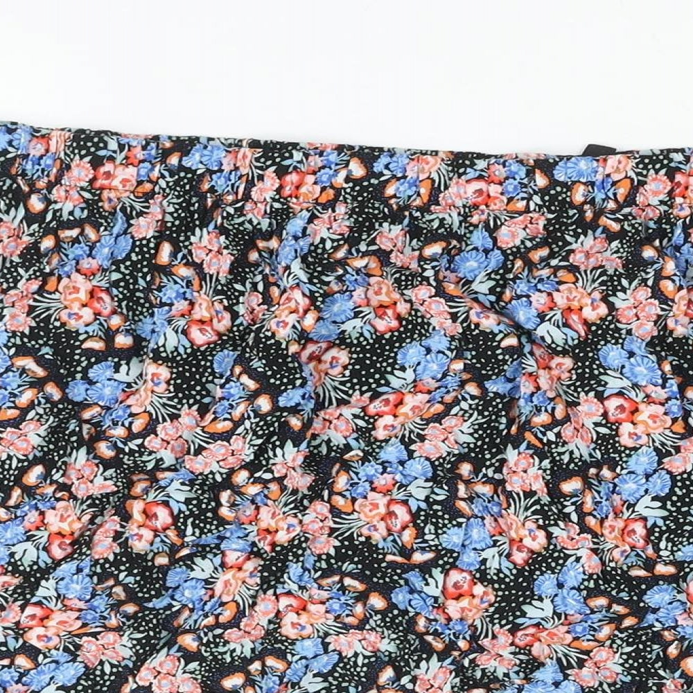 Woolworths Womens Multicoloured Floral Viscose Mini Skirt Size L