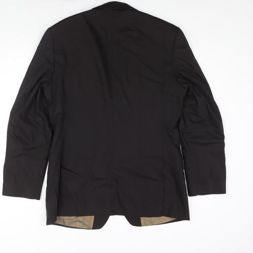 A39 Saville Row Mens Brown Wool Jacket Suit Jacket Size 38 Regular