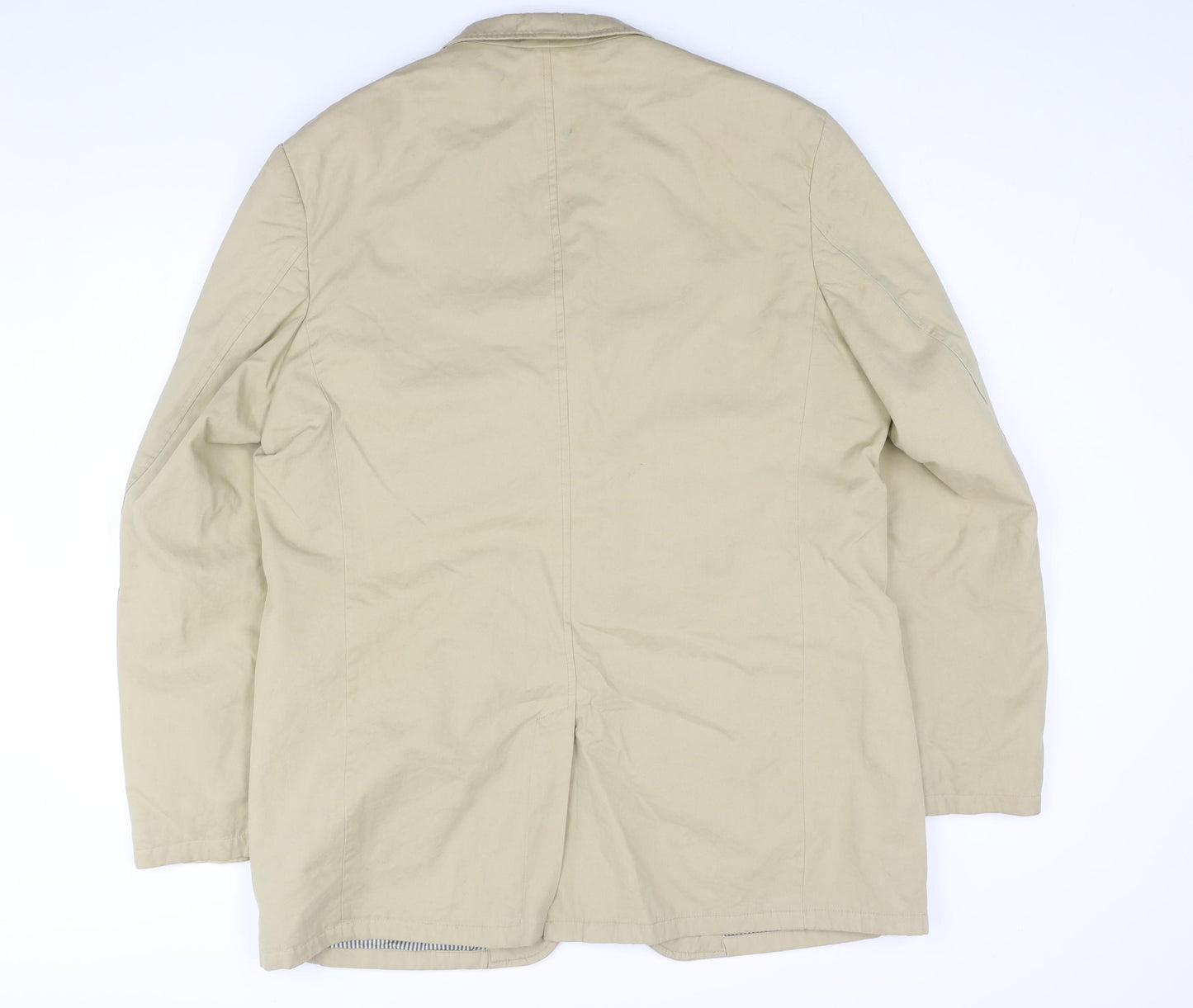 Boden Mens Beige Jacket Blazer Size 44 Button