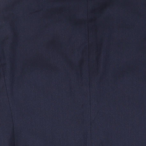 T.M.Lewin Mens Blue Striped Wool Jacket Suit Jacket Size 40 Regular