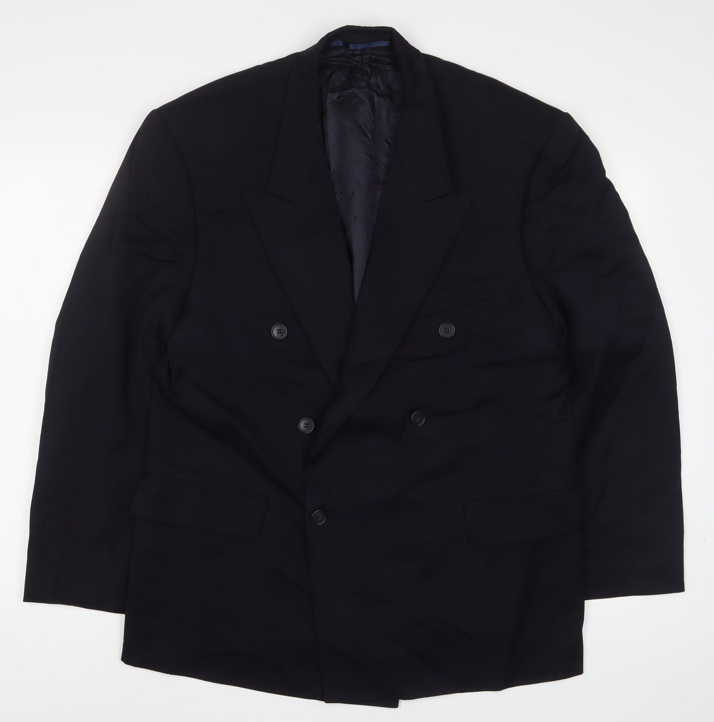Principles Mens Black Wool Jacket Suit Jacket Size 40 Regular