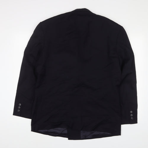Principles Mens Black Wool Jacket Suit Jacket Size 40 Regular