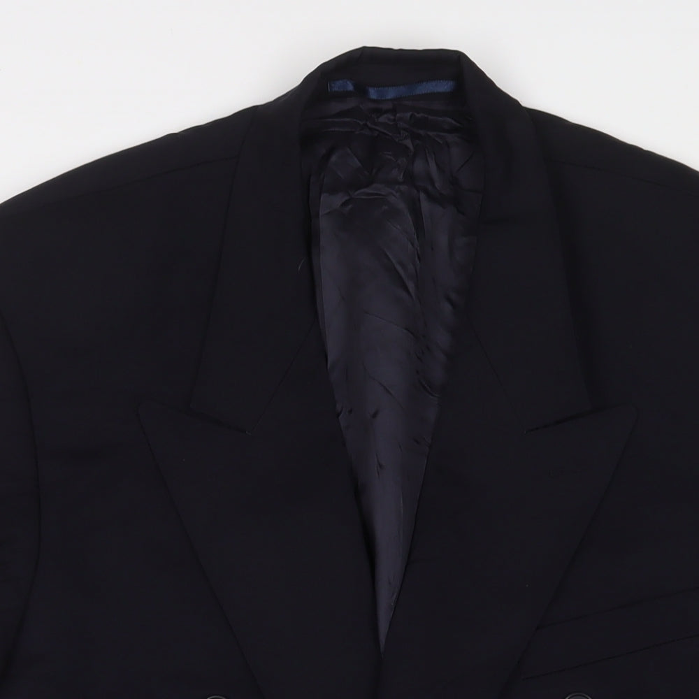 Principles Mens Black Wool Jacket Suit Jacket Size 40 Regular