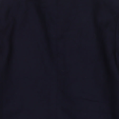 Giorgio Sant'Angelo Mens Blue Wool Jacket Suit Jacket Size 36 Regular