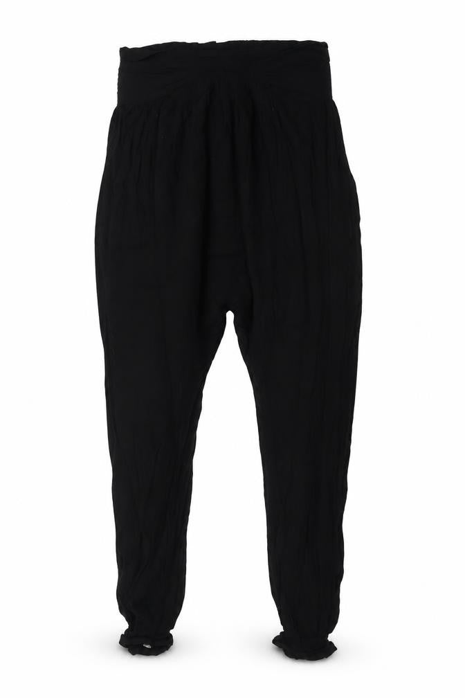 New Look Womens Black Viscose Bloomer Trousers Size 16 L23 in Regular