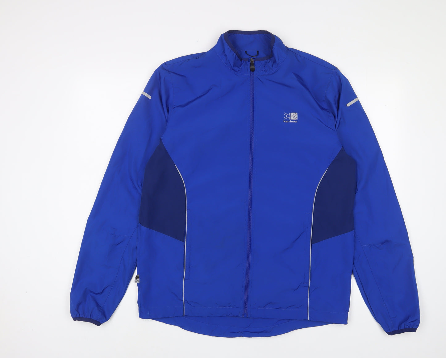 Karrimor Mens Blue Jacket Size M Zip - Zip Pockets