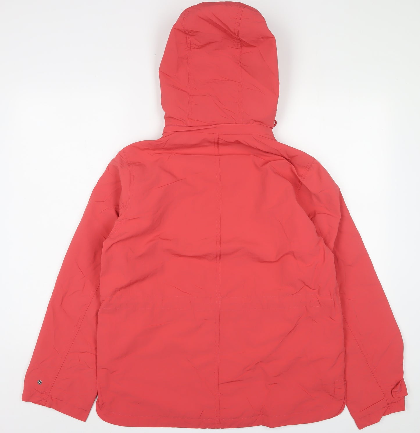 Marks and Spencer Womens Pink Jacket Size 8 Zip - Water Resistant